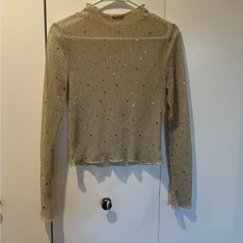 Sheer Star Top